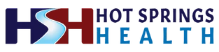 A red and blue hot he logo